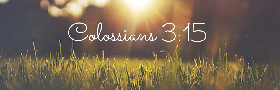 Colossians 3-15